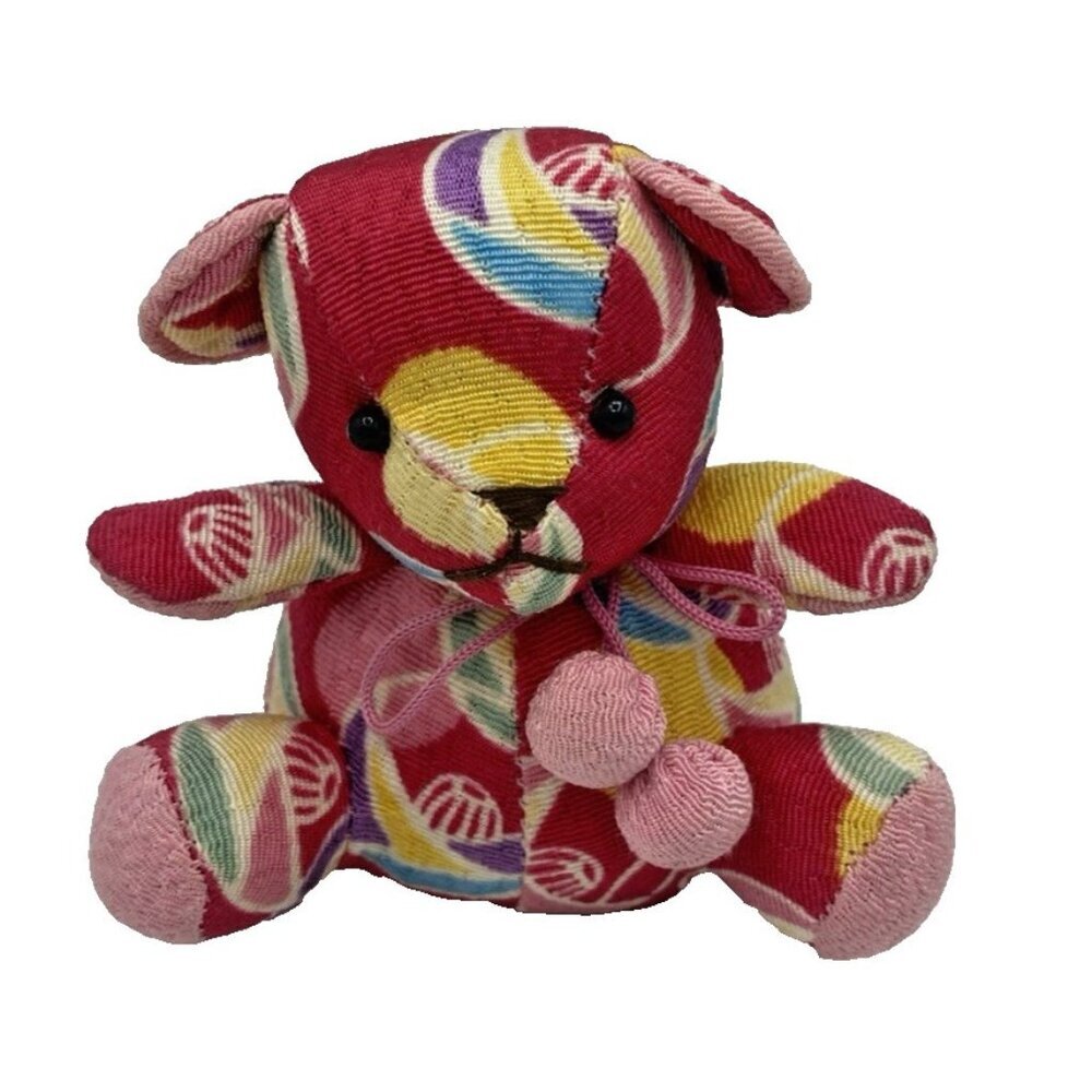 Pink Kawaii Teddy Bear Keychain Purse Charm Clip Coldwater Creek Kidcore